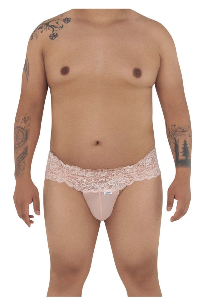 CandyMan 99595X Lace Thongs Color Rose
