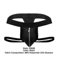 CandyMan 99608 Zipper Jockstrap Color Black