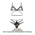 CandyMan 99610 Harness Thong Outfit Color Snake Print