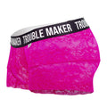 CandyMan 99616X Trouble Maker Lace Trunks Color Pink