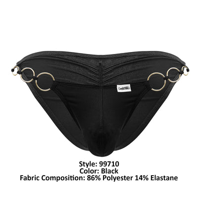 CandyMan 99710 Holes in One Bikini Color Black