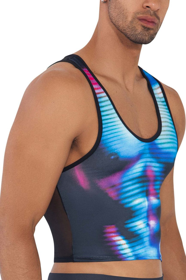 CandyMan 99726 Work-N-Out Top Color Moonlight Blue