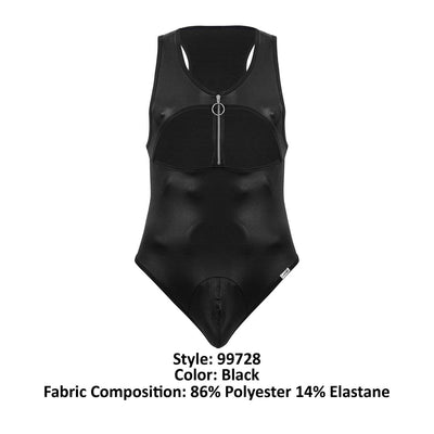 CandyMan 99728 Work-N-Play Bodysuit Color Black