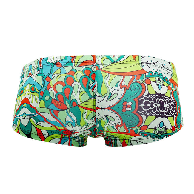Clever 0542-1 Psychedelic Trunks Color Green