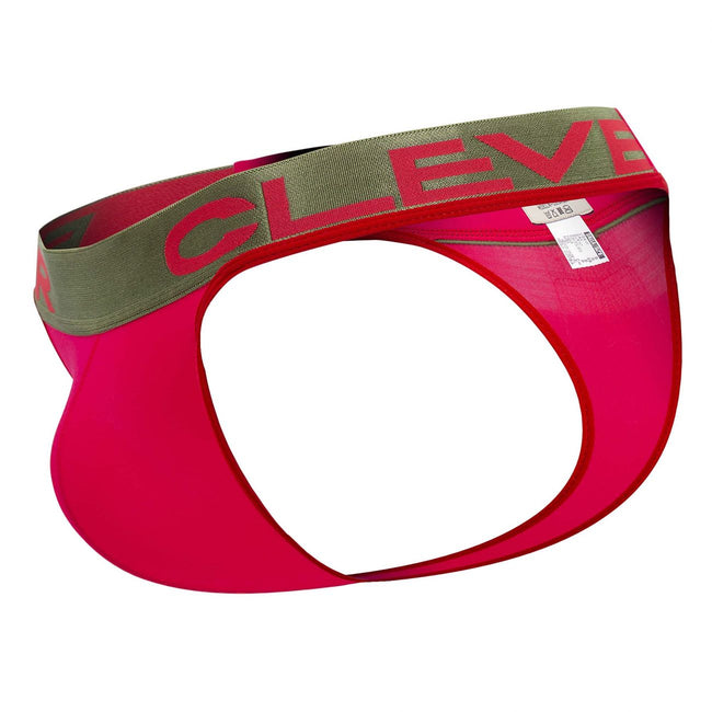 Clever 0924 Cerise Thongs Color Red