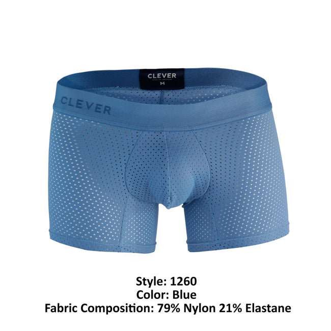 Clever 1260 Euphoria Boxer Briefs Color Blue