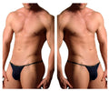 Doreanse 1330-NVY Ribbed Modal T-thong Color Navy