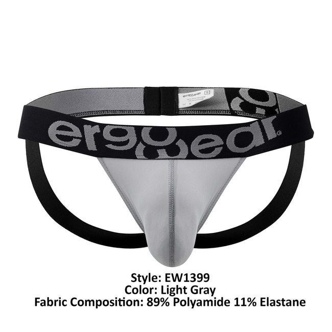ErgoWear EW1399 GYM Jockstrap Color Light Gray
