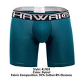 HAWAI 41903 Solid Athletic Boxer Briefs Color Petrol