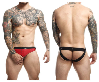 MaleBasics DMBL01 DNGEON Cockring Jockstrap Color Red