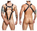 MaleBasics DMBL07 DNGEON Cross Cockring Harness Color Black