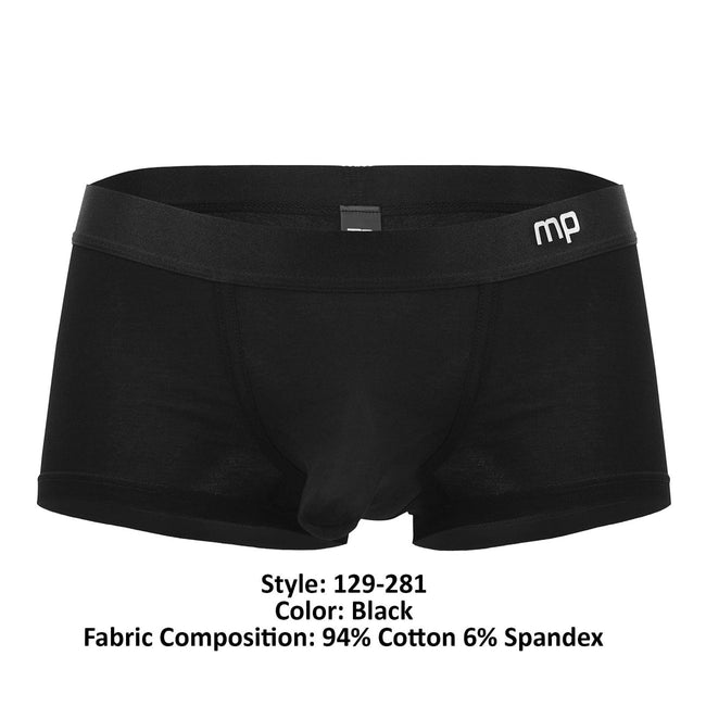 Male Power 129-281 Easy Breezy Mini Short with Sleeve Color Black