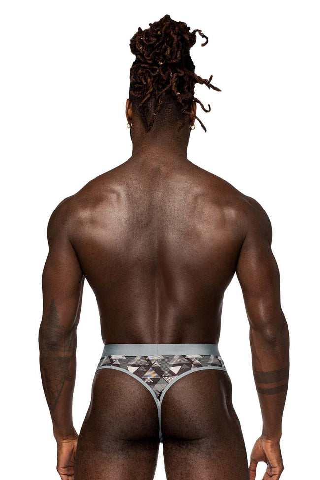 Male Power SMS-012 Sheer Prints Thong Color Optical
