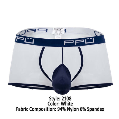 PPU 2108 Floater-Mesh Trunks Color White