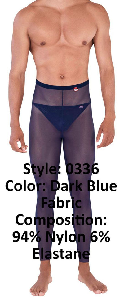 Pikante PIK 0336 Manhood Long Johns Thongs Color Dark Blue