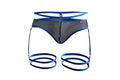 Pikante PIK 1082 Lujueria Garter Thongs Color Blue