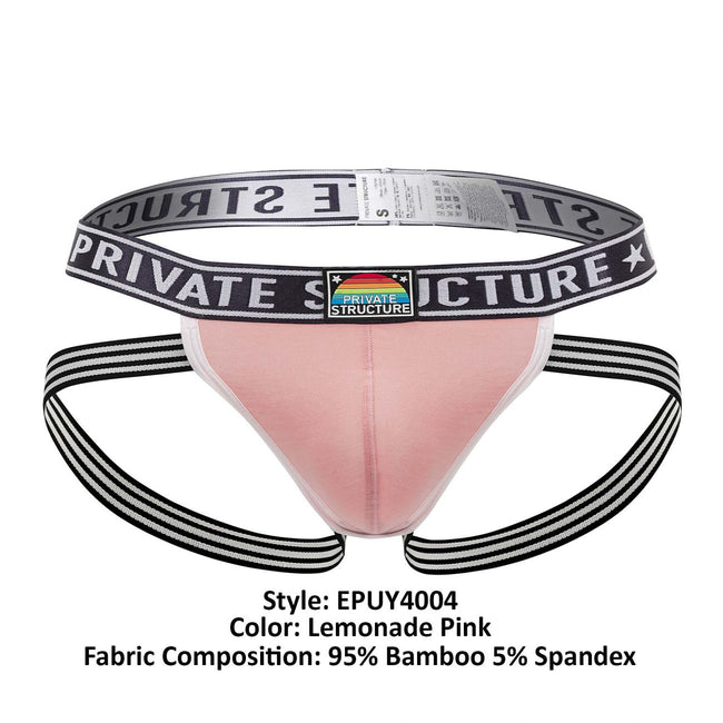 Private Structure EPUY4004 Pride Jockstrap Color Lemonade Pink