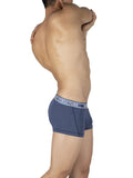 Private Structure PBUT4379 Bamboo Mid Waist Trunks Color Citadel Blue
