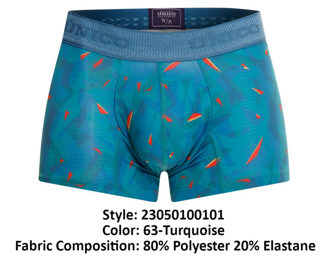 Unico 23050100101 Efige Trunks Color 63-Turquoise