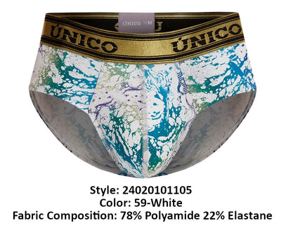 Unico 24020101105 Gasoleo Briefs Color 59-White