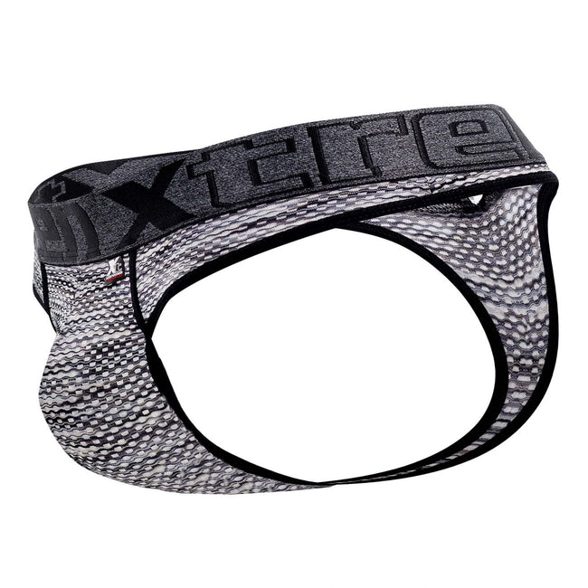 Xtremen 91100 Microfiber Mesh Thongs Color Black