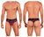 Xtremen 91100 Microfiber Mesh Thongs Color Red