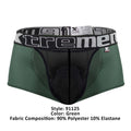 Xtremen 91125 Mesh Trunks Color Green