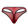 Xtremen 91126 Mesh Thongs Color Red